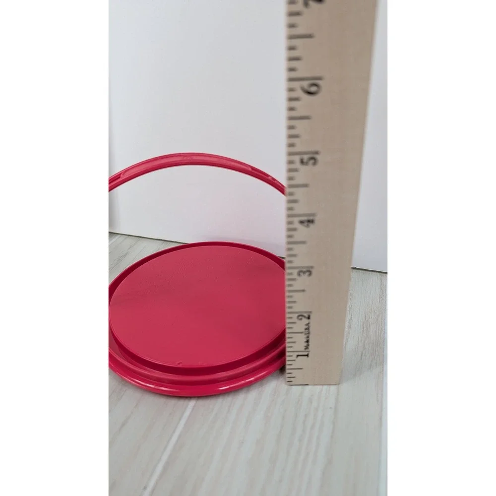 Tupperware tuppertoys toy cake carrier replacement red handle and base plate